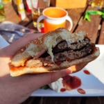 The cheese and bacon hurgwr